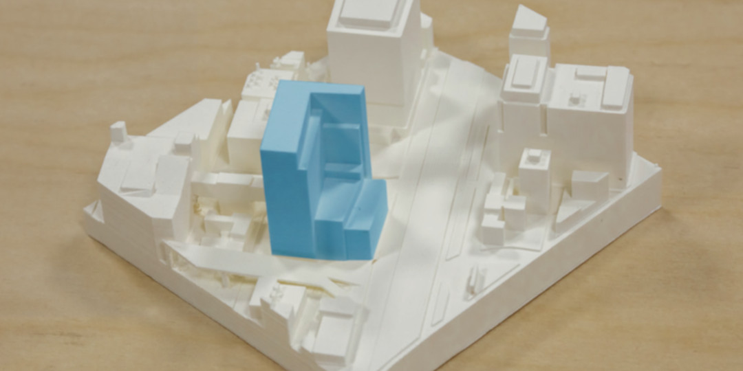 3D printed context study architecture