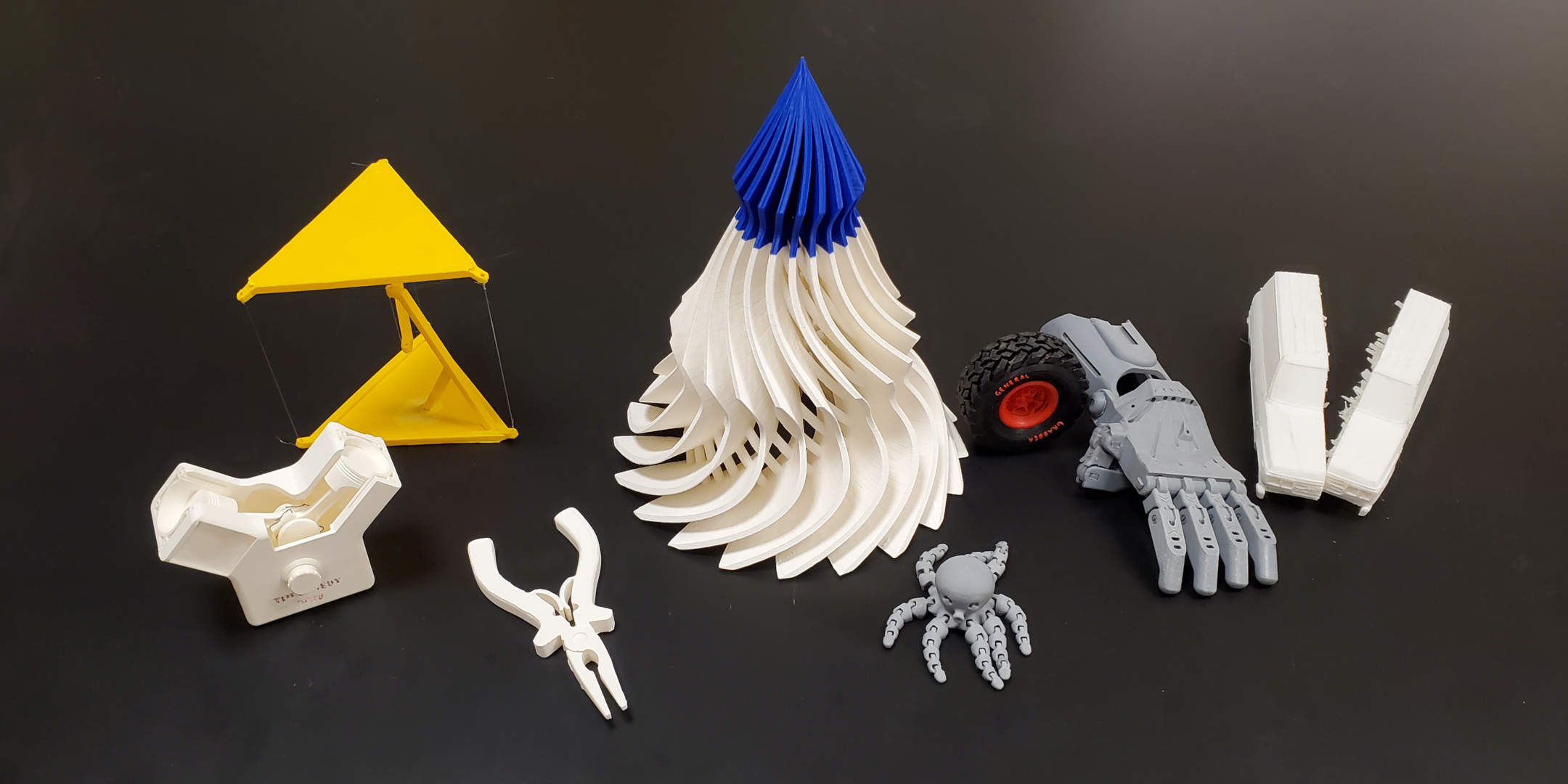 3D printed parts from the ODU makerspace