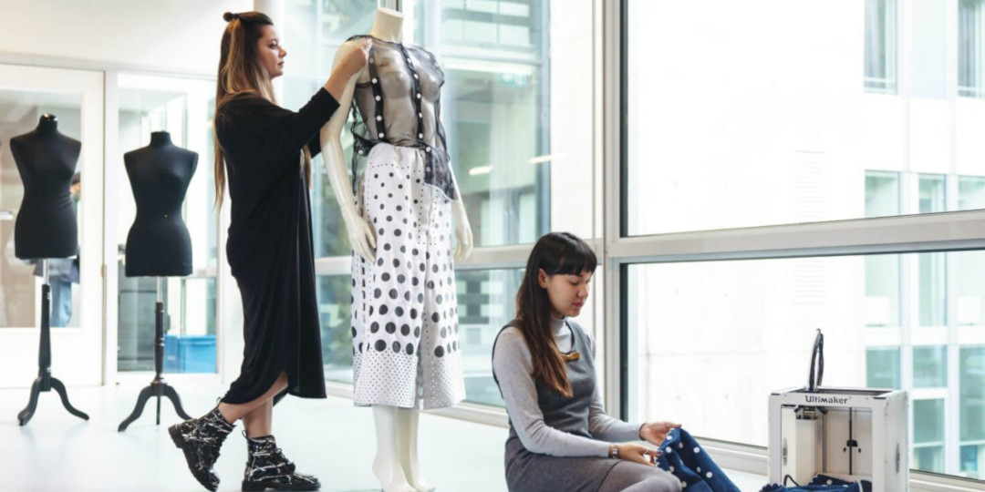 Clothing with 3D printed elements