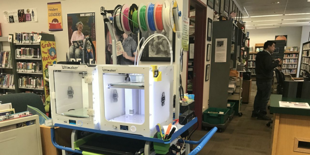 Marin City Library 3D Printer Cart