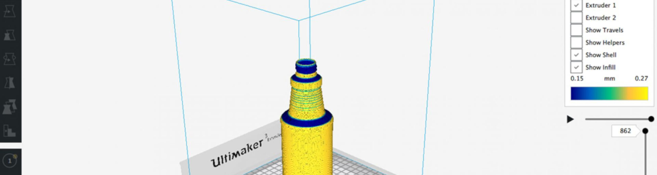 Print detailed objects faster using adaptive layers in Ultimaker Cura