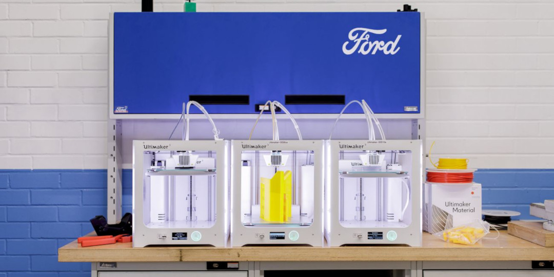 Ford started with the Ultimaker 3 before adding Ultimaker S5’s
