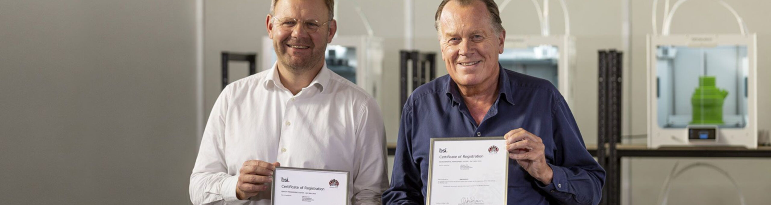 Ultimaker achieves ISO 9001 and ISO 14001