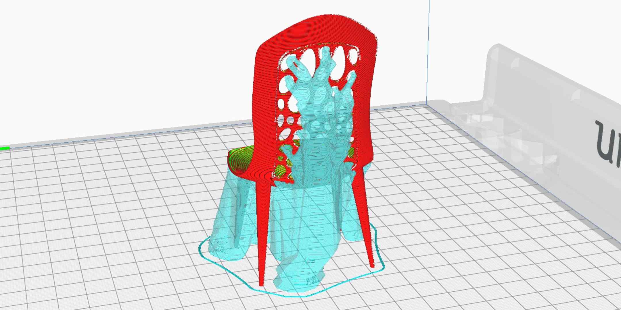 Ultimaker Cura tree support example