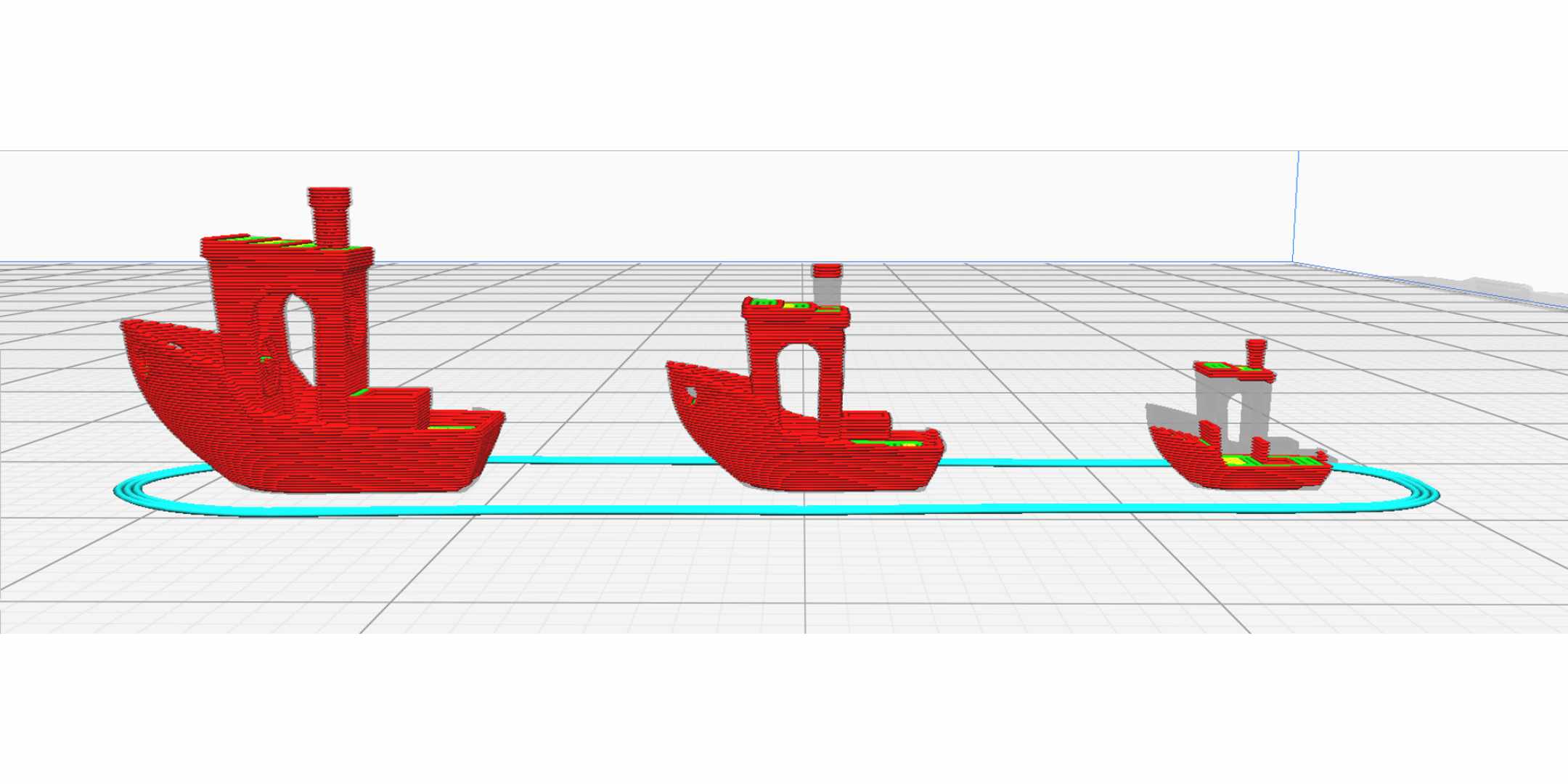 Ultimaker Cura 4.13 Benchy model preview