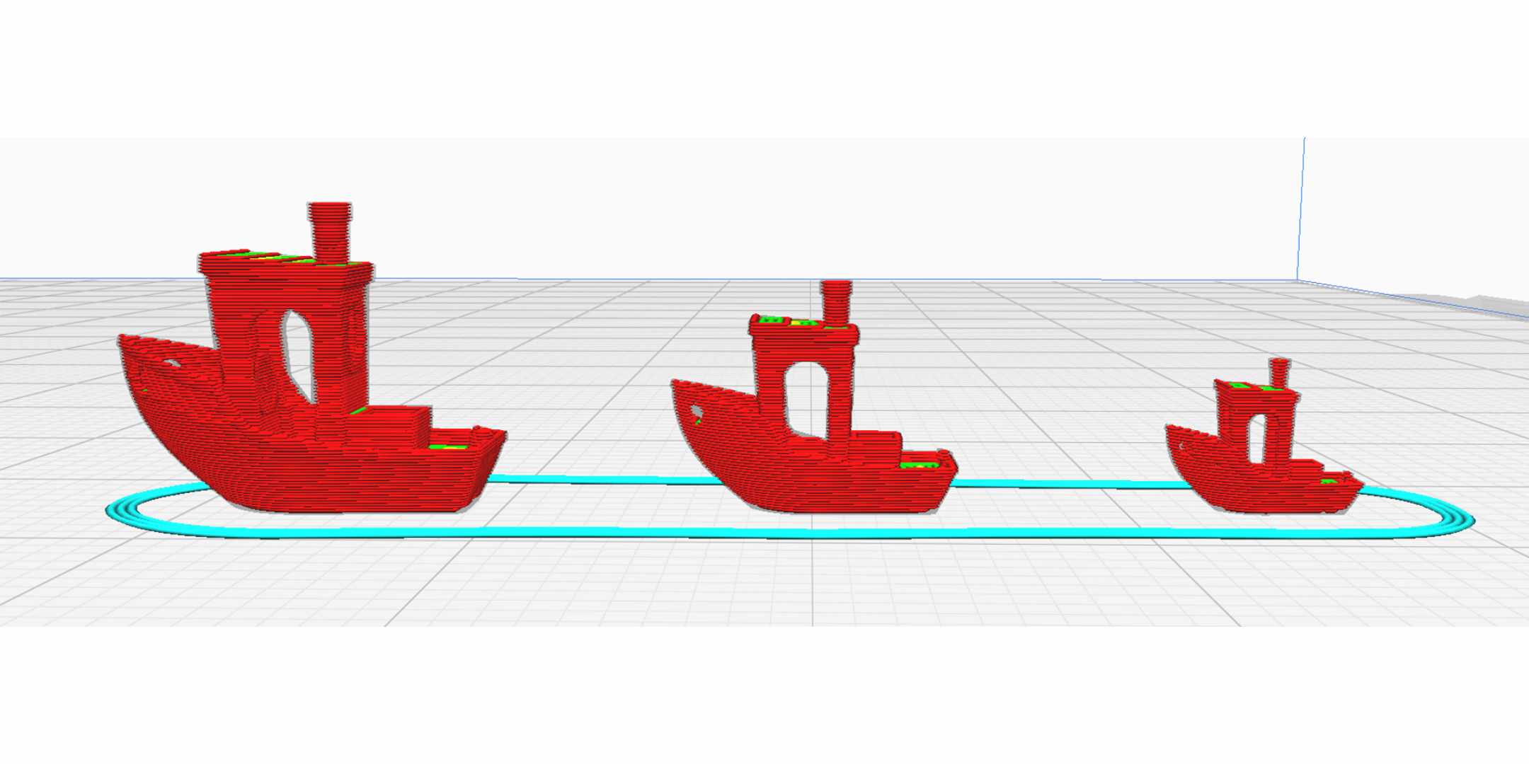 Ultimaker Cura 5.0 Benchy model preview