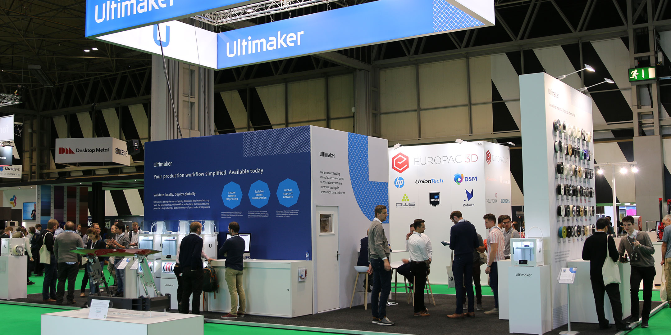 Ultimaker's TCT booth