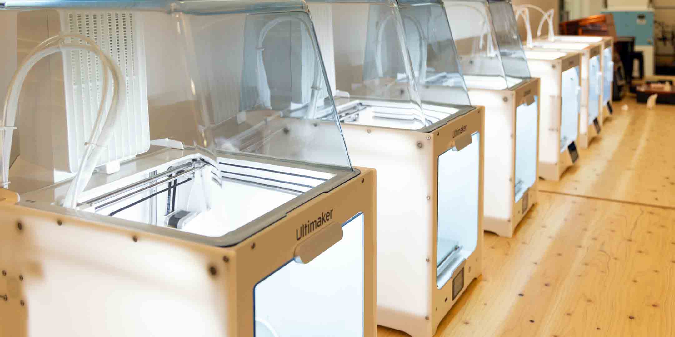 Ultimaker 2+ Connect and Ultimaker S3 printers