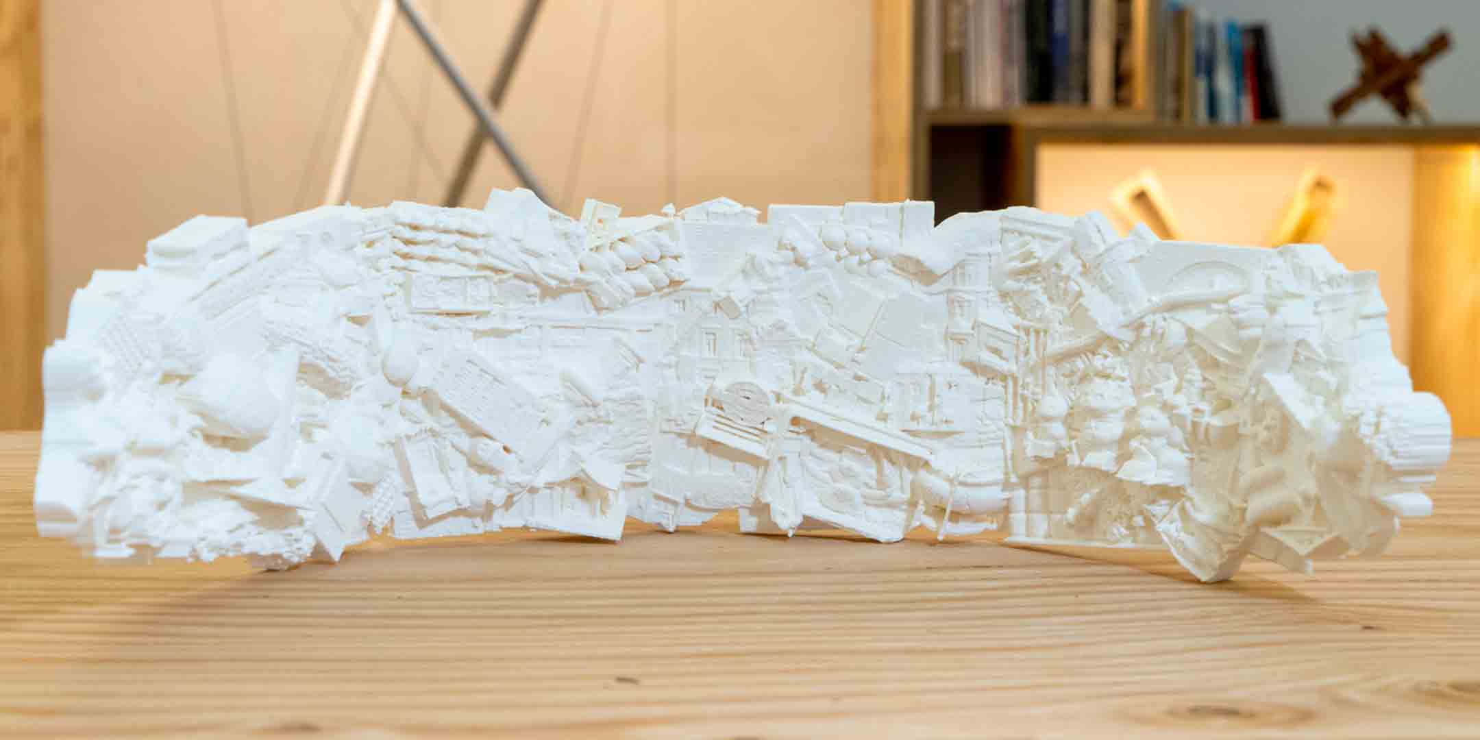 3D printed model