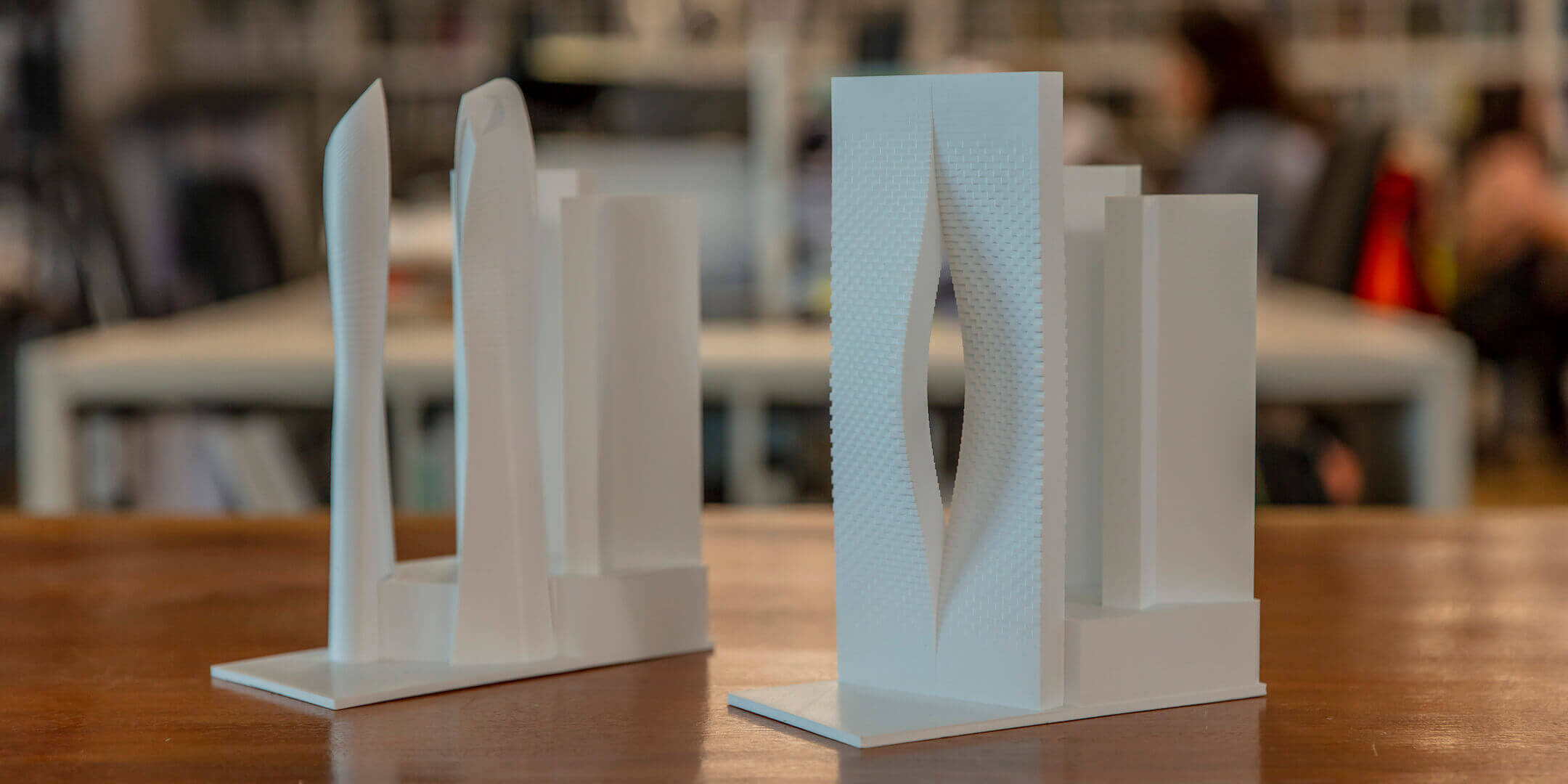 3D printed skyscraper models