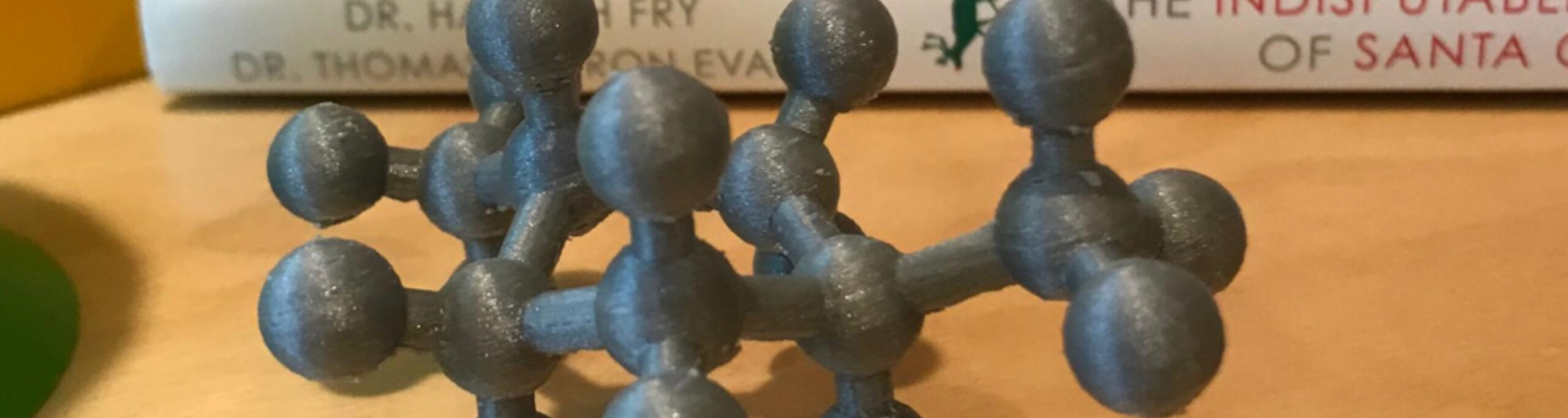 3D printing in math and chemistry