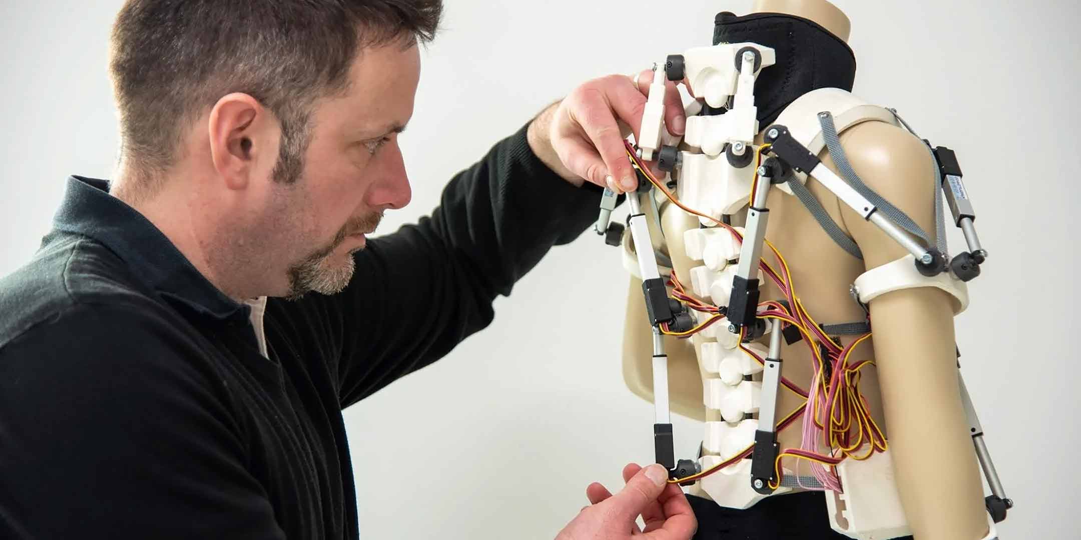 3D printed exoskeleton model