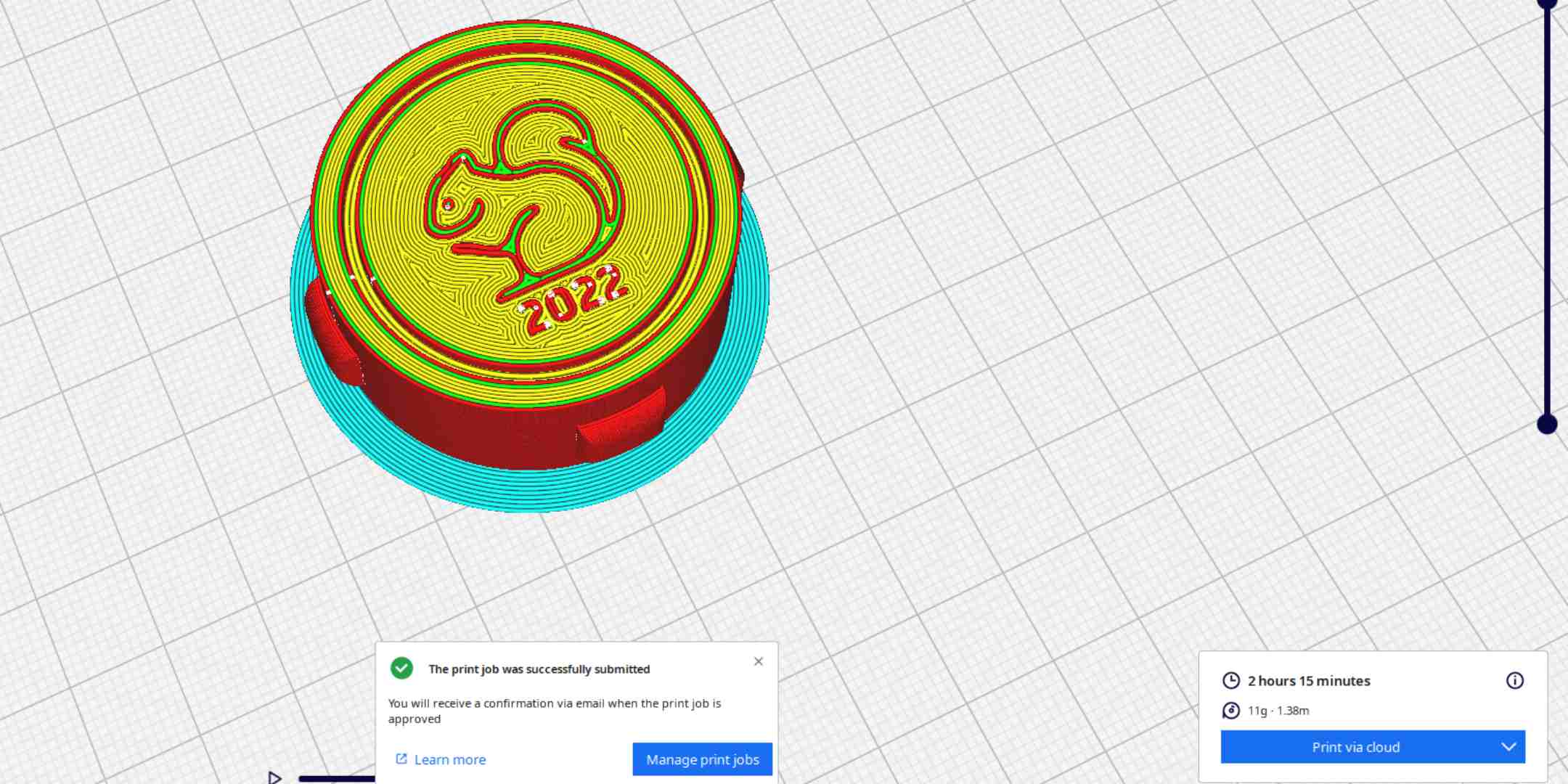 Ultimaker Cura 5.2 Beta approval screen