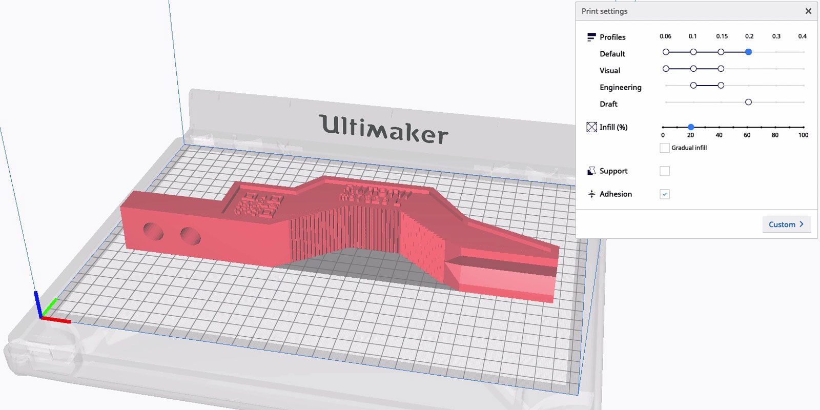 Intent profiles in Ultimaker Cura 4.4