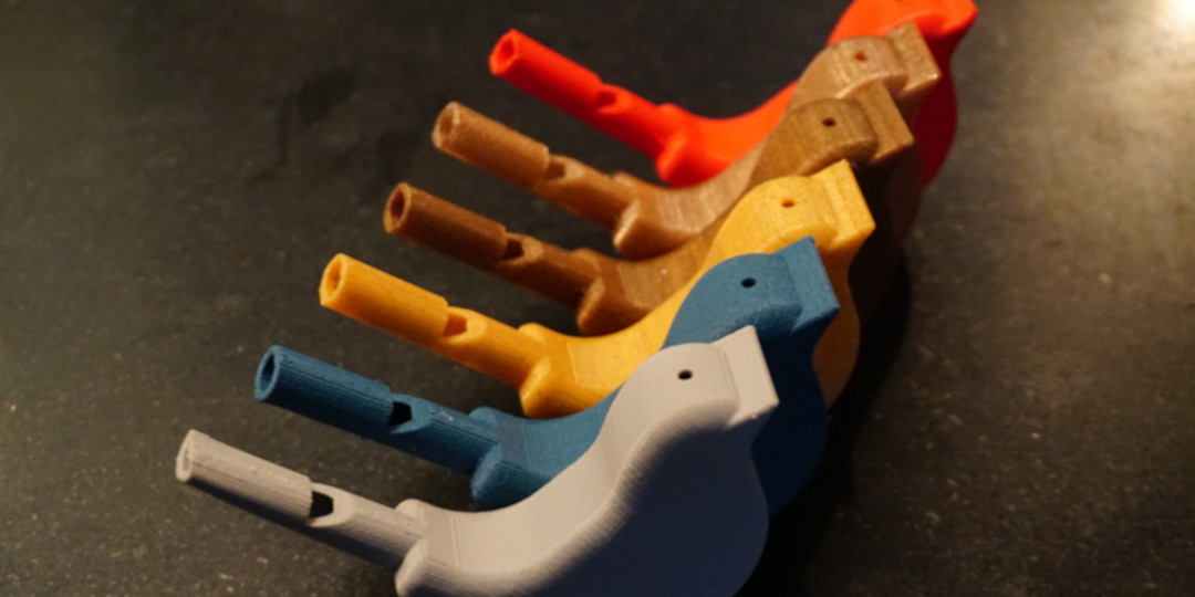 3D printed whistles