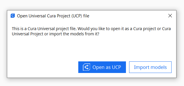 Open UCP popup